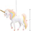 Hallmark Crayola Unicorn Resin Christmas Ornament(Unicorn with Striped Mane)