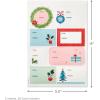Hallmark Cute Christmas Flat Wrapping Paper Sheets with Cutlines on Reverse (12 Folded Sheets with Sticker Gift Tags) Pink, Mint Green, Plants, Cactus, Presents, Ornaments(Ornaments  Cactus  Wrapped Presents)