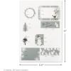 Hallmark Cute Christmas Flat Wrapping Paper Sheets with Cutlines on Reverse (12 Folded Sheets with Sticker Gift Tags) Pink, Mint Green, Plants, Cactus, Presents, Ornaments(Snowman  Snowflakes  Tis the Season)