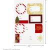 Hallmark Cute Christmas Flat Wrapping Paper Sheets with Cutlines on Reverse (12 Folded Sheets with Sticker Gift Tags) Pink, Mint Green, Plants, Cactus, Presents, Ornaments(Red Santa  Plaid Snowflakes  Stripes)