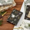 Hallmark Cute Christmas Flat Wrapping Paper Sheets with Cutlines on Reverse (12 Folded Sheets with Sticker Gift Tags) Pink, Mint Green, Plants, Cactus, Presents, Ornaments(Snowman  Snowflakes  Tis the Season)