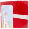 Hallmark DaySpring Religious Christmas Card (Glory to God, Blue and Silver)(Christmas Card for Priest)