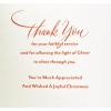 Hallmark DaySpring Religious Christmas Card (Glory to God, Blue and Silver)(Christmas Card for Priest)