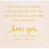 Hallmark DaySpring Religious Christmas Card (Glory to God, Blue and Silver)(Religious Christmas Card for Granddaughter)