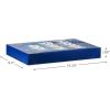 Hallmark Designed Shirt Boxes with Lids (8 Boxes: 2 Each of Orange and Blue Stripes, Plaid, Dots, Happy Birthday) for Birthdays, Father’s Day, Graduations(Box Bundle)