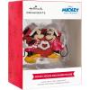 Hallmark Disney Mickey Mouse Icon with Santa Hat Christmas Ornament with Light(Mickey & Minnie Love)