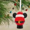 Hallmark Disney Mickey Mouse Icon with Santa Hat Christmas Ornament with Light(Mickey Mouse)