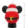 Hallmark Disney Mickey Mouse Icon with Santa Hat Christmas Ornament with Light(Mickey Mouse)