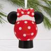 Hallmark Disney Mickey Mouse Icon with Santa Hat Christmas Ornament with Light(Minnie Mouse)