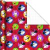 Hallmark Disney Mickey Mouse Wrapping Paper with Cut Lines on Reverse (3-Pack: 60 sq. ft. ttl) for Birthdays, Christmas, Hanukkah, Baby Showers and More(Red  Orange Blue)