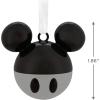 Hallmark Disney Mickey Mouse on Snow Tube Christmas Ornament(Mickey Black & Gray)