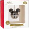 Hallmark Disney Mickey Mouse on Snow Tube Christmas Ornament(Mickey Black & Gray)