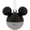 Hallmark Disney Mickey Mouse on Snow Tube Christmas Ornament(Mickey Black & Gray)