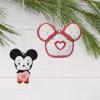 Hallmark Disney Mickey Mouse on Snow Tube Christmas Ornament(Mickey Mini Mystery)