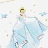 Hallmark Disney Princess Blank Cards Assortment, 12 All Occasion Cards and Envelopes (Ariel, Cinderella, Jasmine, Belle)