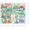 Hallmark Disney Throw Blanket, 60″ x 50″ (It’s a Small World Map) Gift for Birthday, Christmas, Kids