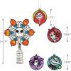 Hallmark Disney Tim Burton’s The Nightmare Before Christmas 5″ Miniature Christmas Tree Topper and 1.7″ Mini Ornaments, Set of 5, Shatterproof(Mini Tree Topper Set)