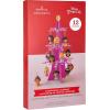 Hallmark Disney Tim Burton’s The Nightmare Before Christmas Countdown Calendar Paper Tree Set with 12 Mini Ornaments(Disney Princess)
