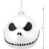 Hallmark Disney Tim Burton’s The Nightmare Before Christmas Jack Skellington Christmas Ornament, Blown Glass(Jack Skellington Glass)