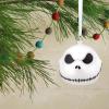 Hallmark Disney Tim Burton’s The Nightmare Before Christmas Jack Skellington Christmas Ornament, Blown Glass(Jack Skellington Glass)