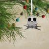 Hallmark Disney Tim Burton’s The Nightmare Before Christmas Jack Skellington Christmas Ornament, Blown Glass(Jack Skellington Metal)