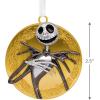 Hallmark Disney Tim Burton’s The Nightmare Before Christmas Jack Skellington on Moon Christmas Ornament, Metal, Gifts for Disney Fans