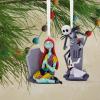 Hallmark Disney Tim Burton’s The Nightmare Before Christmas Jack and Sally with Tombstones Christmas Ornaments, Set of 2(Jack & Sally)
