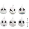 Hallmark Disney Tim Burton’s The Nightmare Before Christmas Scenes Mini Christmas Ornaments, Shatterproof, Set of 4(Jack Skellington Heads)