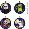 Hallmark Disney Tim Burton’s The Nightmare Before Christmas Scenes Mini Christmas Ornaments, Shatterproof, Set of 4(Set of 4)