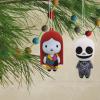 Hallmark Disney Tim Burton’s The Nightmare Before Christmas Tin Ball Christmas Ornaments, Set of 12(Mystery Set of 2)