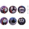 Hallmark Disney Tim Burton’s The Nightmare Before Christmas Tin Ball Christmas Ornaments, Set of 12(Set of 12)