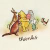 Hallmark Disney Winnie the Pooh Thank You Notes (20 Blank Cards with Envelopes) for Birthdays, Baby Showers, Friendsgiving