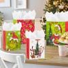 Hallmark Dr. Seuss Grinch Christmas Gift Bag Bundle for Kids (4 Bags: 2 Medium 9″, 2 Large 13″) Cindy Lou Who, Max the Dog, Red and Green Snowflakes