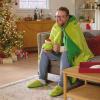 Hallmark Dr. Seuss Grinch Face Hooded Blanket, 50″ x 70″, Gift for Fans, Collectors
