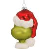 Hallmark Dr. Seuss How The Grinch Stole Christmas! Max in Wreath Blown Glass Christmas Ornament (0003HCM1055)(Grinch)