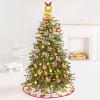 Hallmark Dr. Seuss’s How The Grinch Stole Christmas! 48″ Christmas Tree Skirt, Fabric, Gifts for Dr. Seuss Fans