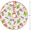 Hallmark Dr. Seuss’s How The Grinch Stole Christmas! 48″ Christmas Tree Skirt, Fabric, Gifts for Dr. Seuss Fans