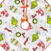Hallmark Dr. Seuss’s How The Grinch Stole Christmas! 48″ Christmas Tree Skirt, Fabric, Gifts for Dr. Seuss Fans