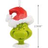 Hallmark Dr. Seuss’s How The Grinch Stole Christmas! Grinch in Santa Hat Christmas Ornament(Grinch in Santa Hat)