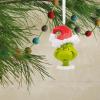 Hallmark Dr. Seuss’s How The Grinch Stole Christmas! Grinch in Santa Hat Christmas Ornament(Grinch in Santa Hat)