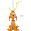 Hallmark Dr. Seuss’s How The Grinch Stole Christmas! Grinch in Santa Hat Christmas Ornament(Max the Dog)