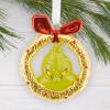 Hallmark Dr. Seuss’s How The Grinch Stole Christmas! Grinch in Wreath Christmas Ornament, Metal, Gifts for Dr. Seuss Fans