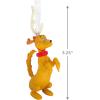 Hallmark Dr. Seuss’s How The Grinch Stole Christmas! Max in Antlers Christmas Ornament, Christmas Movie Gifts