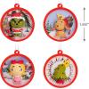 Hallmark Dr. Seuss’s How The Grinch Stole Christmas! Scenes Mini Christmas Ornaments, Shatterproof, Set of 4(Set of 4)