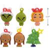 Hallmark Dr. Seuss’s How The Grinch Stole Christmas! Scenes Mini Christmas Ornaments, Shatterproof, Set of 4(Set of 6)