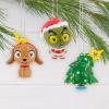 Hallmark Dr. Seuss’s How The Grinch Stole Christmas! Series 1 Mystery Christmas Ornaments, Shatterproof, Set of 2, Gifts for Dr. Seuss Fans