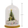 Hallmark Dr. Seuss’s How The Grinch Stole Christmas! Whoville Christmas Tree Cloche Christmas Ornament, Glass and Paper, Gifts for Dr. Seuss Fans