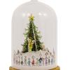 Hallmark Dr. Seuss’s How The Grinch Stole Christmas! Whoville Christmas Tree Cloche Christmas Ornament, Glass and Paper, Gifts for Dr. Seuss Fans