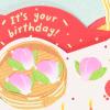 Hallmark Eight Bamboo Chinese Birthday Card (Day Full of Deliciousness)