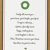Hallmark Elegant Christmas Card (Peace & Hope)(Displayable Night Before Christmas)